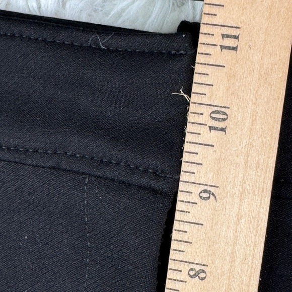 White House Jolie Black Market Black Sailor Button Ankle Pants Sz 6 Lux Stretch - Picture 7 of 11